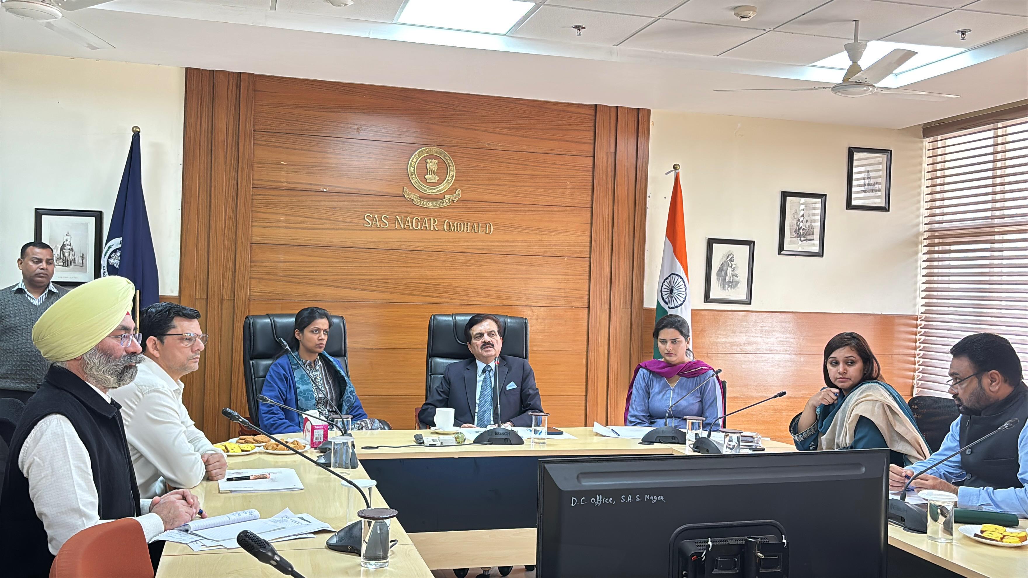 राज्य खाद्य आयोग के अध्यक्ष द्वारा एसएएस नगर जिले में खाद्य सुरक्षा अधिनियम की समीक्षा